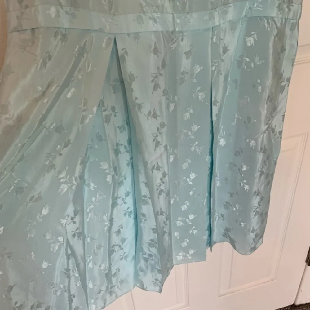 Vintage 50’s 60’s Neiman Marcus Blue Dress Dropped waist  Getsby Old Hollywood - Picture 9 of 12